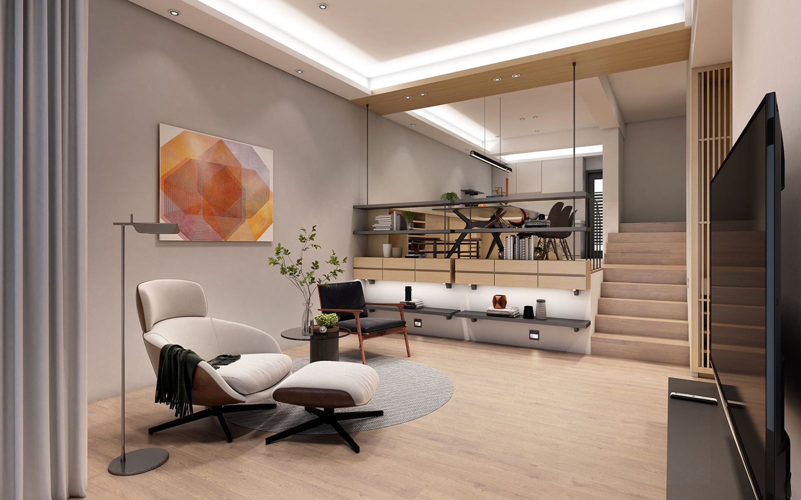  靜域 · L公館 <h5>Residence_L</h5><span>案址：台北市文山區｜總坪數：225.5㎡</span>